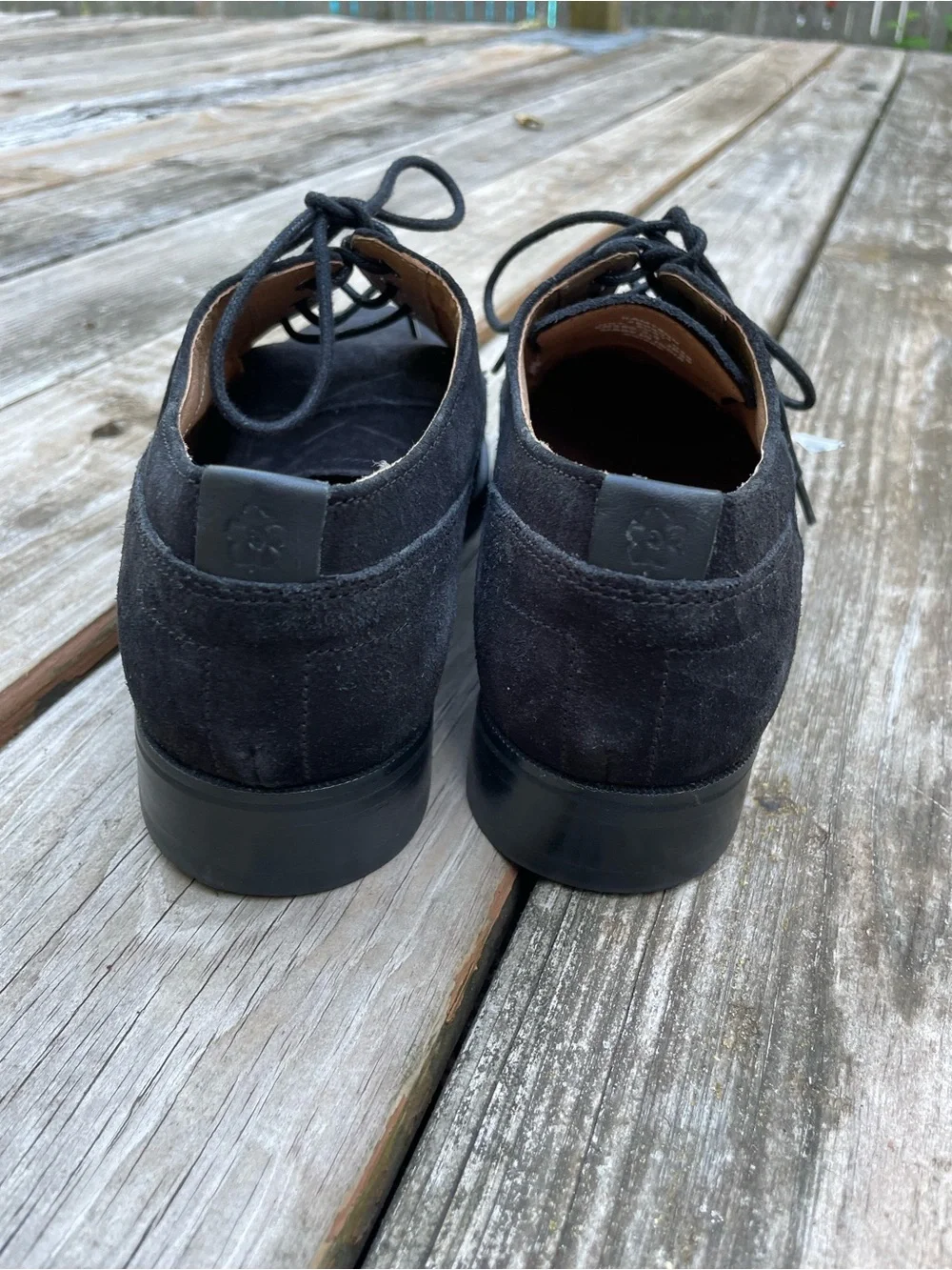 Ted Baker Black Suede oxford shoes